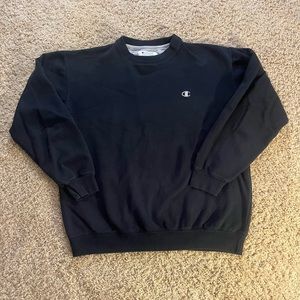 Vintage Black Champion Crewneck Size XL